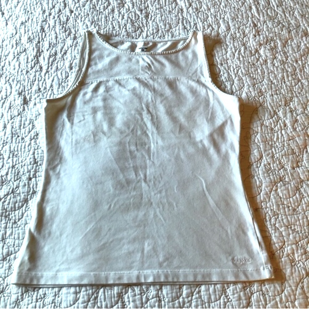 Patagonia White Tank Size S